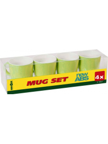 Kubki z melaminy Mug Set ABS Spectrum Lime 4 szt. - Brunner