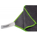 Ręcznik Frotte Microfiber Terry Towel L Charcoal/Green - TravelSafe