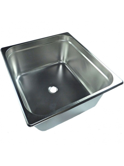OUTLET - Zlewozmywak prostokątny, umywalka do kampera przyczepy 35 x 32,5 x 15 cm