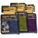 Ręcznik szybkoschnący Microfiber Towel S Lime Green - TravelSafe