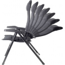 Krzesło kempingowe Aravel 3D Medium Black - Brunner