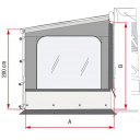 Ścianka boczna z oknem Side W Pro Caravanstore/XL/F35 - Fiamma