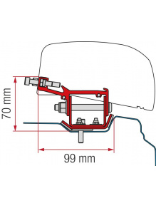 Adapter do markizy F40van Kit Renault Trafic L2 (LHD + RHD) - Fiamma